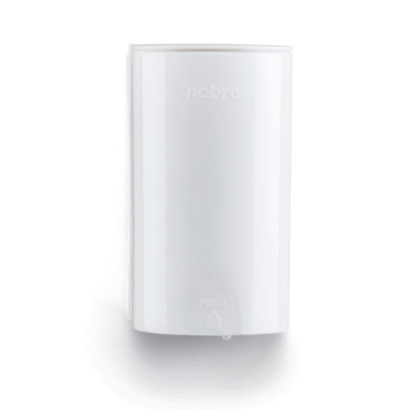 DISPENSER MINI P/SABONETE ESPUMA 500ML (C/RESERV.) BRANCO - NOBRE