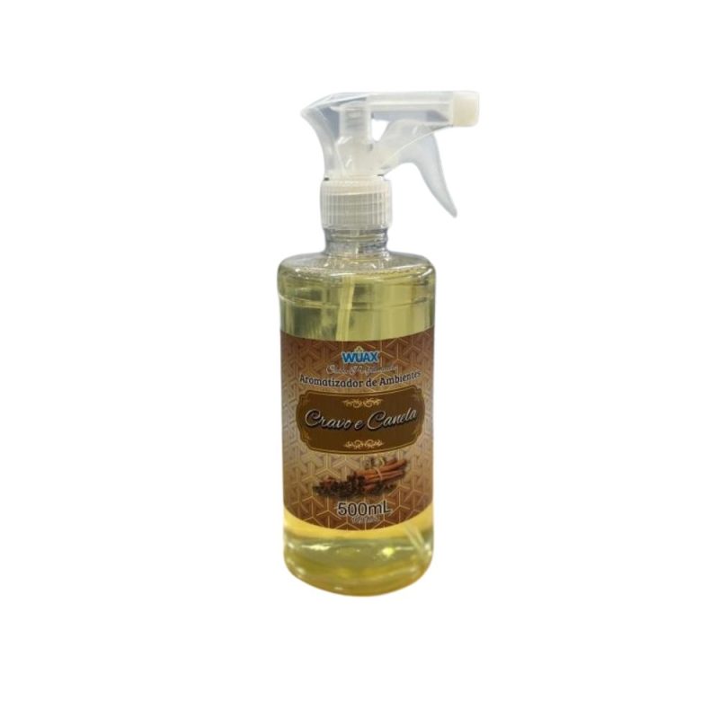 AROMATIZADOR DE AMBIENTES CRAVO E CANELA 500ML - WUAX