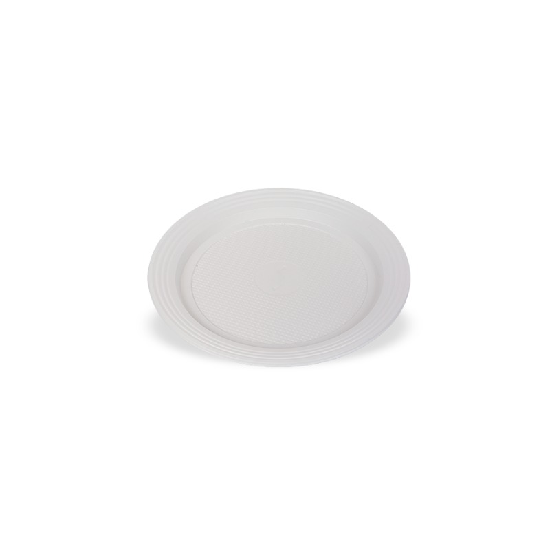 PRATO 21 CM BRANCO C/10