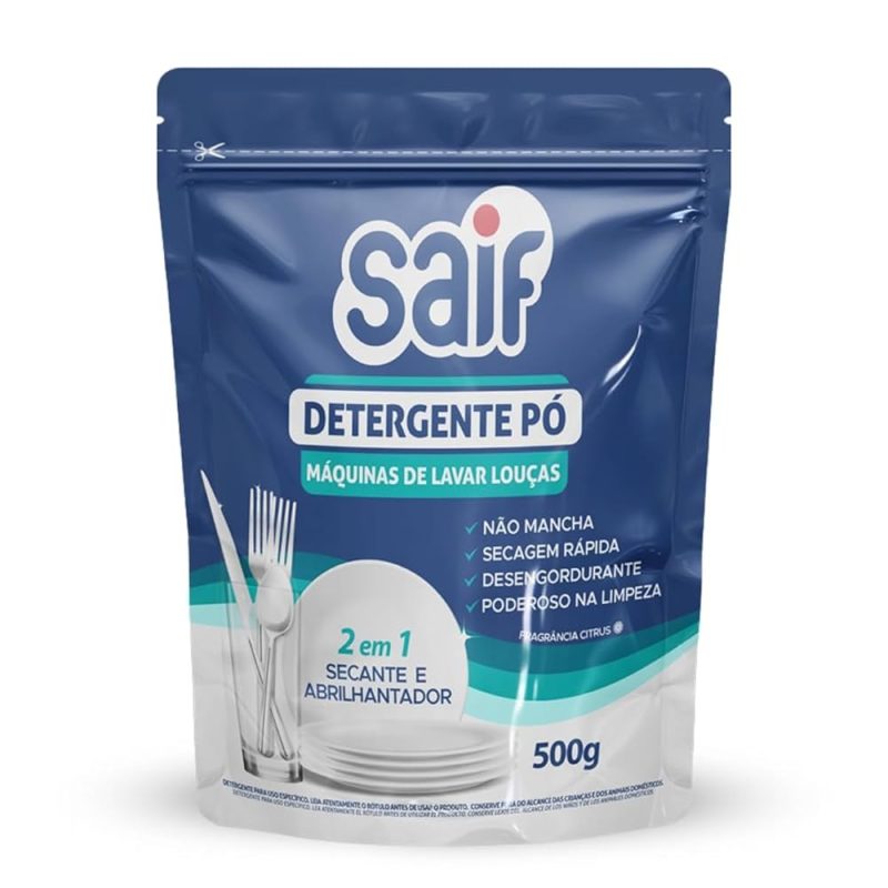 DETERGENTE PO SAIF P/ MAQUINA LAVAR LOUCA 1KG