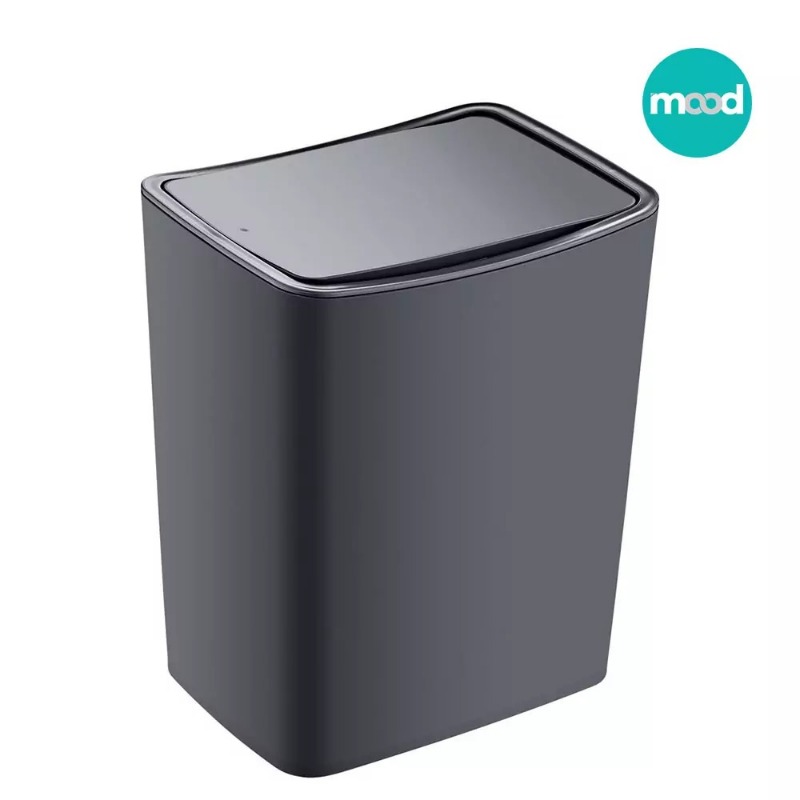 LIXEIRA TOUCH 8,5L CINZA - MOOD