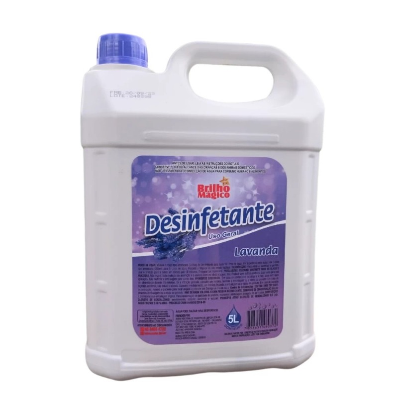 DESINFETANTE BRILHO MAGICO LAVANDA 5LT