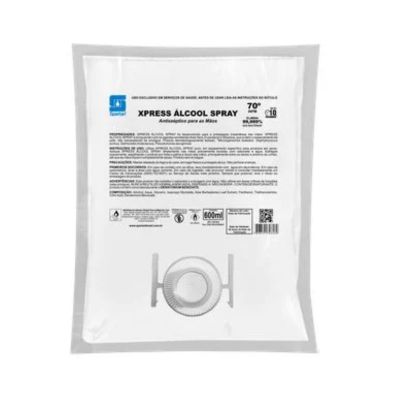 XPRESS ALCOOL SPRAY 600 ML (SEM VALVULA) SPARTAN
