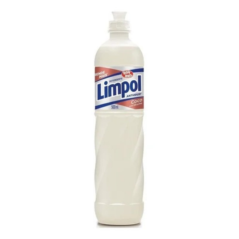 DETERGENTE LIQ. LIMPOL 500ML CÔCO