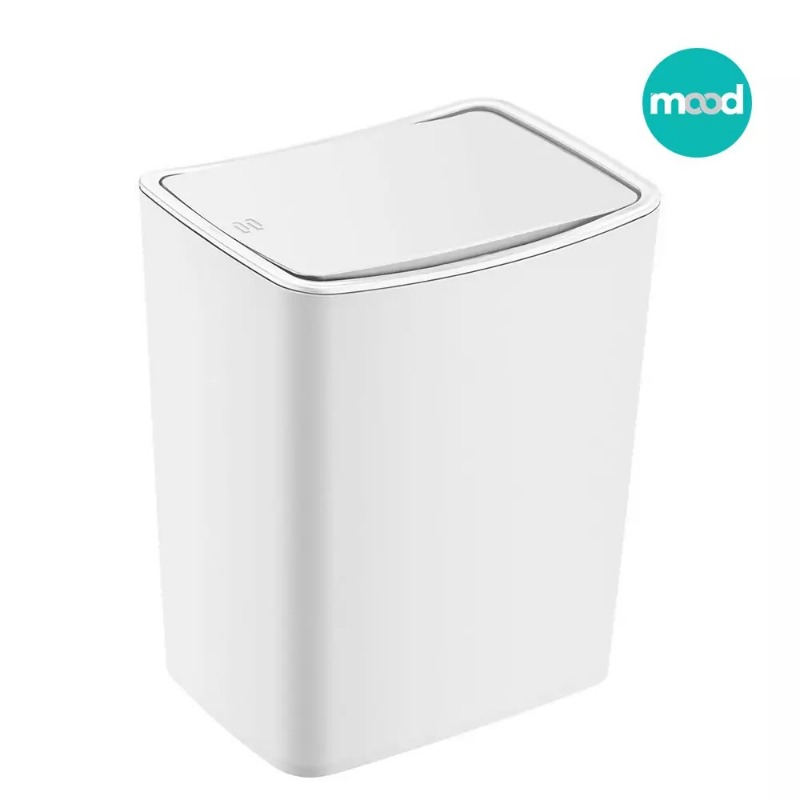 LIXEIRA TOUCH 20L BRANCO - MOOD
