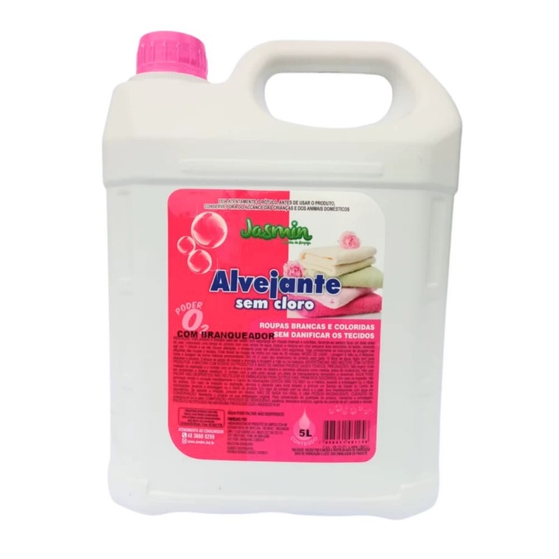ALVEJANTE SEM CLORO JASMIN COM BRANQUEADOR 5LT
