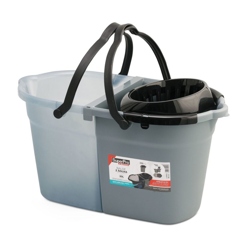 BALDE PLASTICO 2 AGUAS C/ESPREM 20L