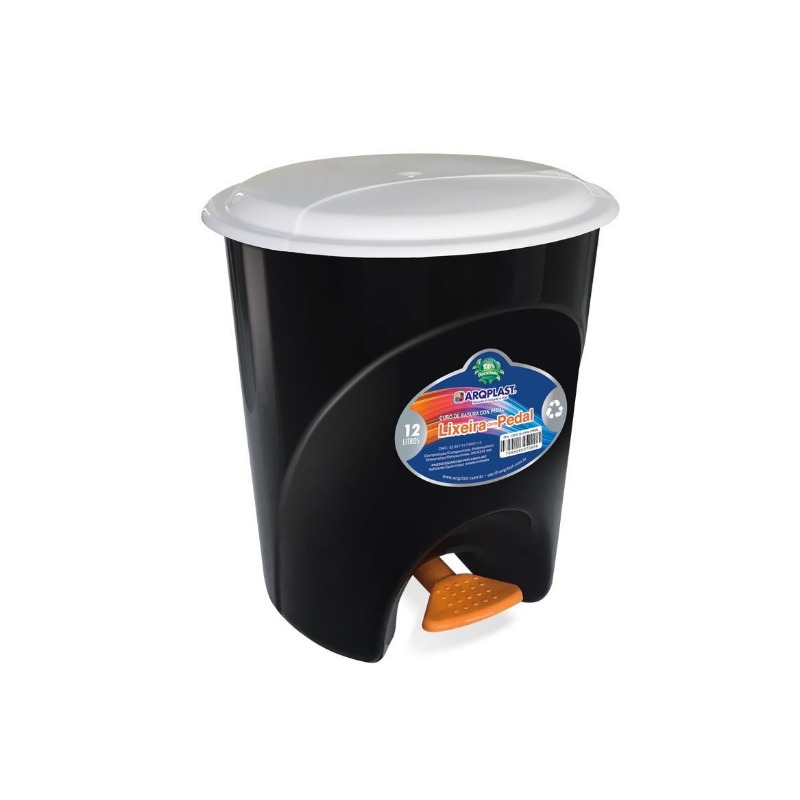 LIXEIRA 12 LTS C/ PEDAL - ARQPLAST