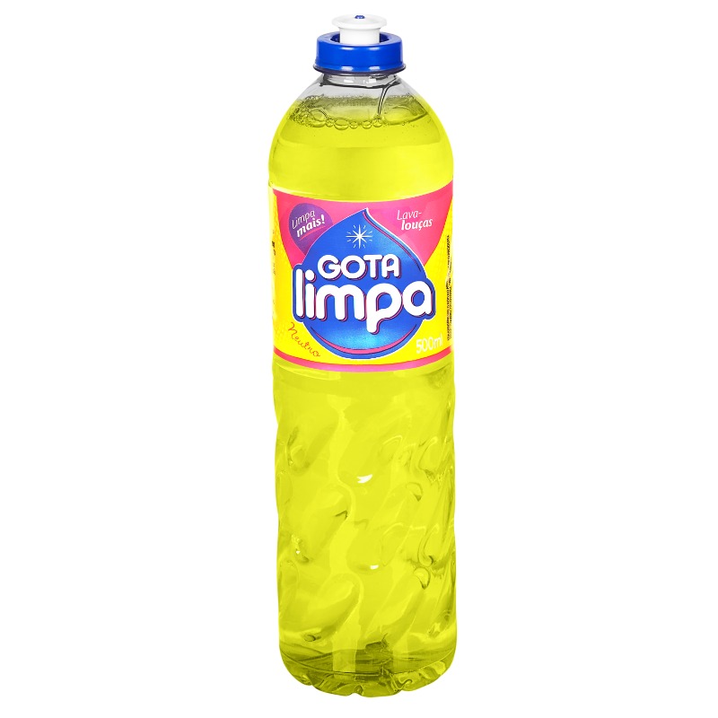 DETERGENTE LIQ. GOTA LIMPA 500ML NEUTRO