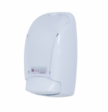 DISPENSER p/ SABONETE ESPUMA BRANCO C/ ST. TRANSP. TRILHA