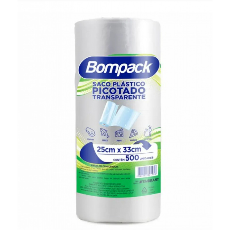 BOBINA BOMPACK 25X33 3 LITROS C/500