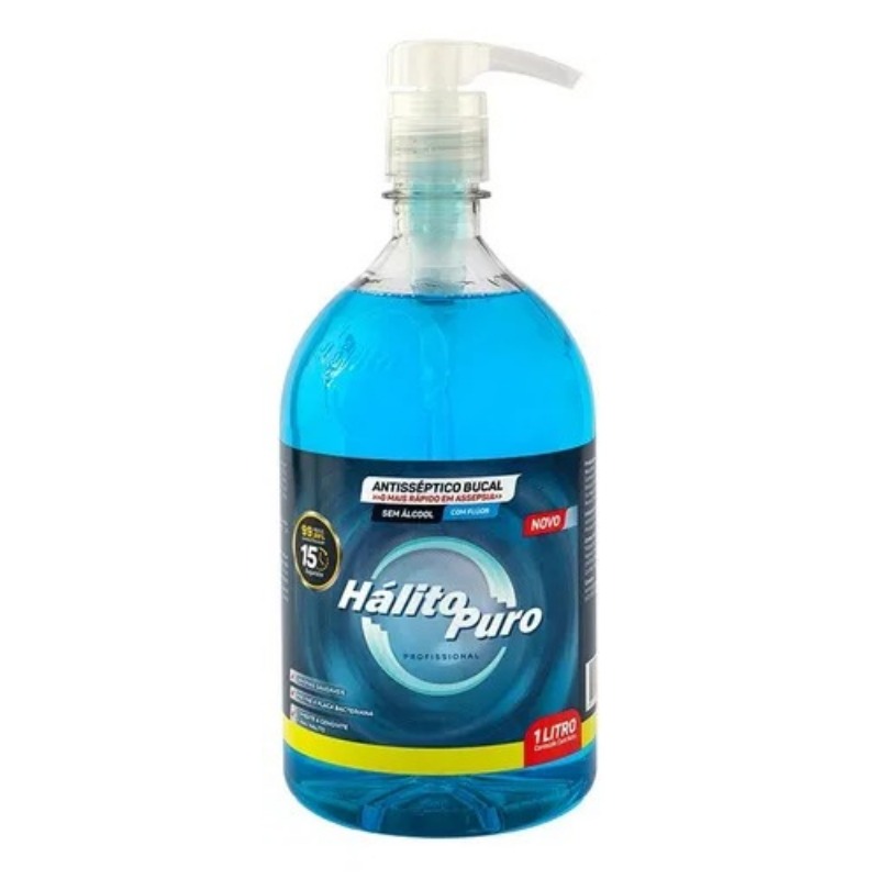 ANTISSEPTICO BUCAL 1 LITRO PUMP - HÁLITO PURO