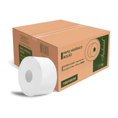 PAPEL HIGIÊNICO ROLÃO FS INDAIAL ELX C/8 ROLOS 300M