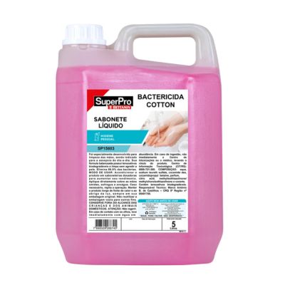 SABONETE BACTERICIDA ANTISSEPTICO LIQUIDO 5L COTTON