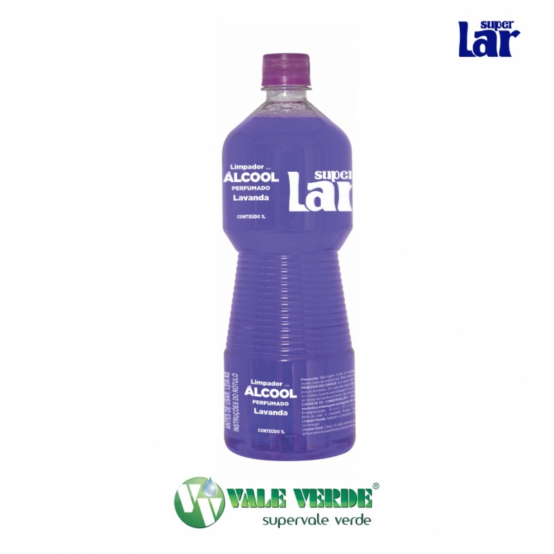 LIMPADOR COM ALCOOL PERF LAVANDA 1L LAR