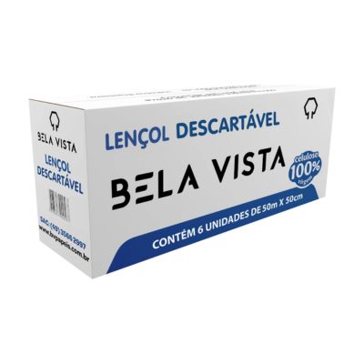 LENCOL DESCARTAVEL 50CM X 50M BELA VISTA