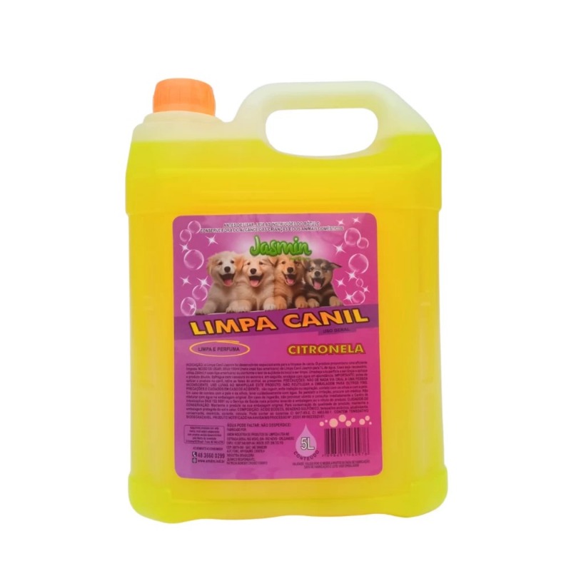 LIMPA CANIL JASMIN CITRONELA 5LT
