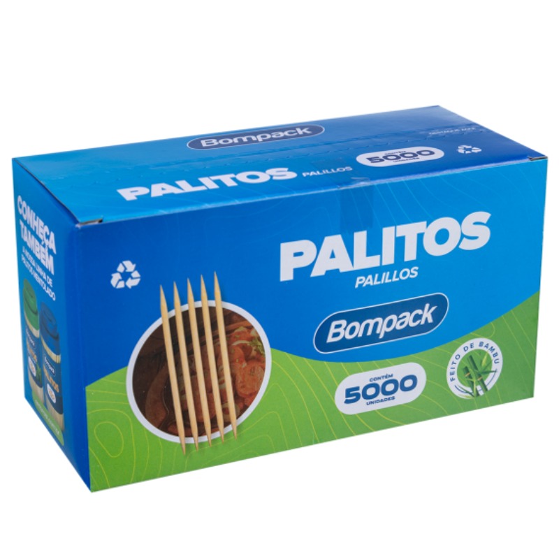 PALITO BOMPACK DE BAMBU C/5000