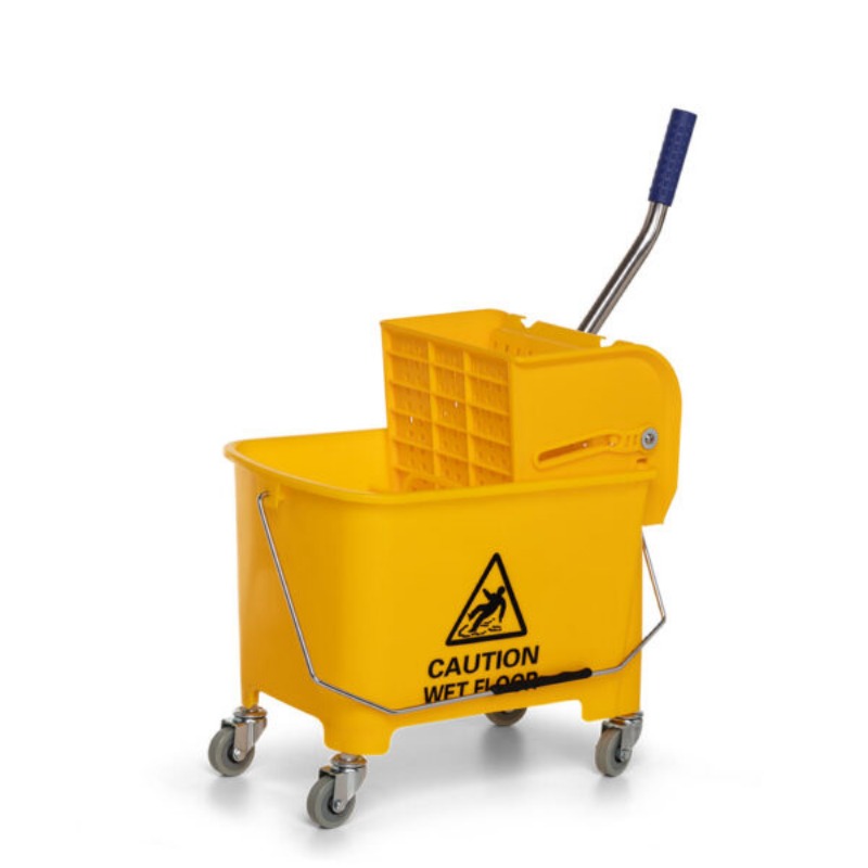 CARRO BALDE 20L (C/DIVISOR DE AGUA) AMARELO - NOBRE