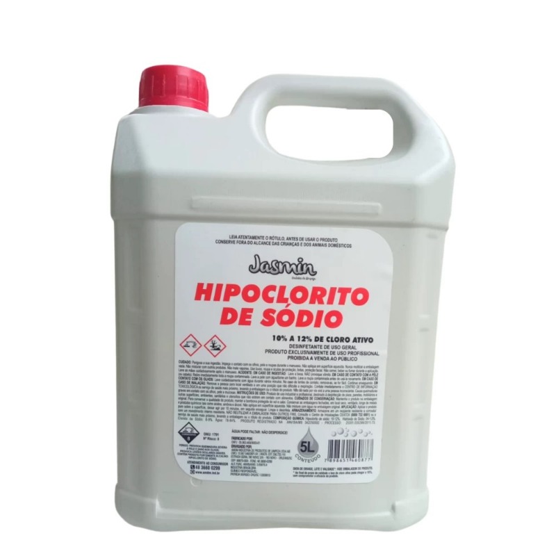 HIPOCLORITO DE SODIO JASMIN 5LT