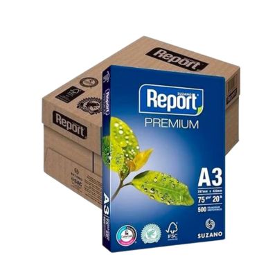 CAIXA PAPEL REPORT PREMIUM FOLHA A3