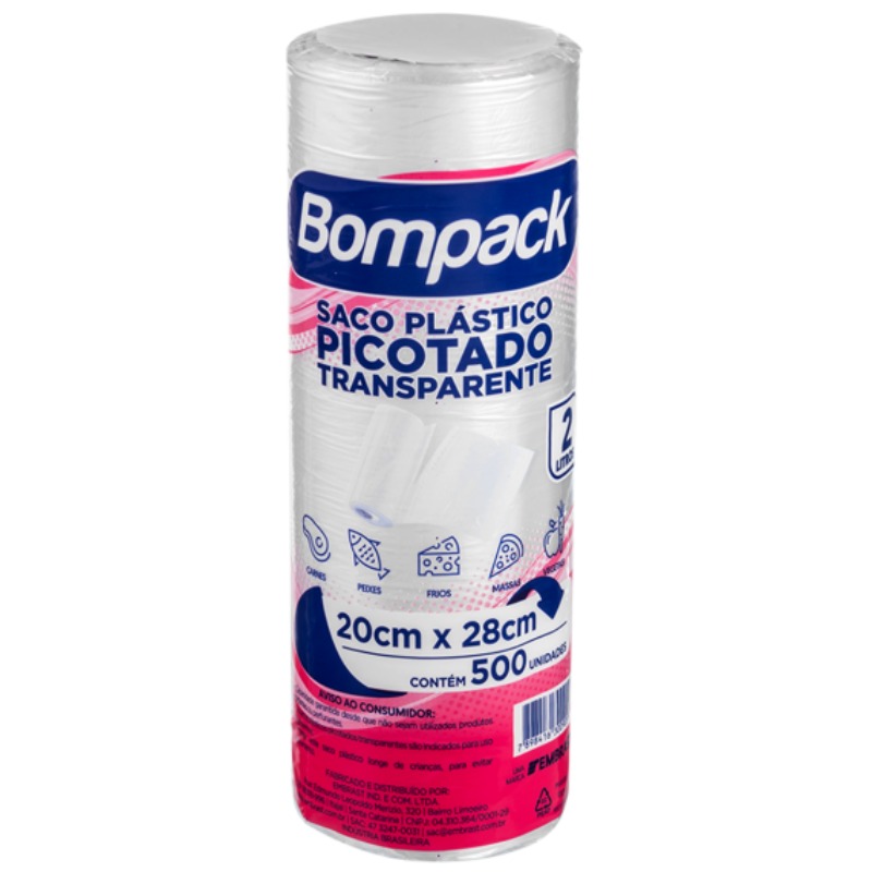 BOBINA BOMPACK 20X28 2 LITROS C/500