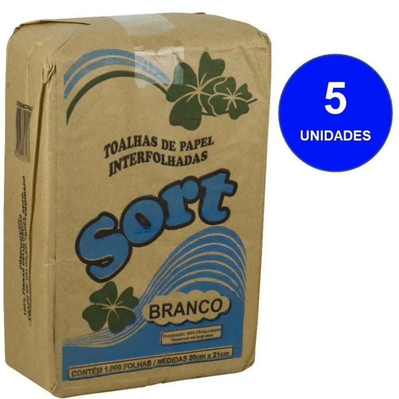 SORT INTERF BRANCO 20X21 C/1000 FLS