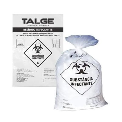 SACO P/RESIDUOS INFEC. 15L C/100 TALGE