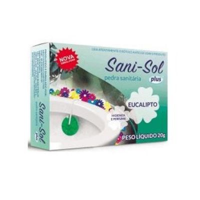 PEDRA SANITÁRIA 20G EUCALIPTO - SANI SOL